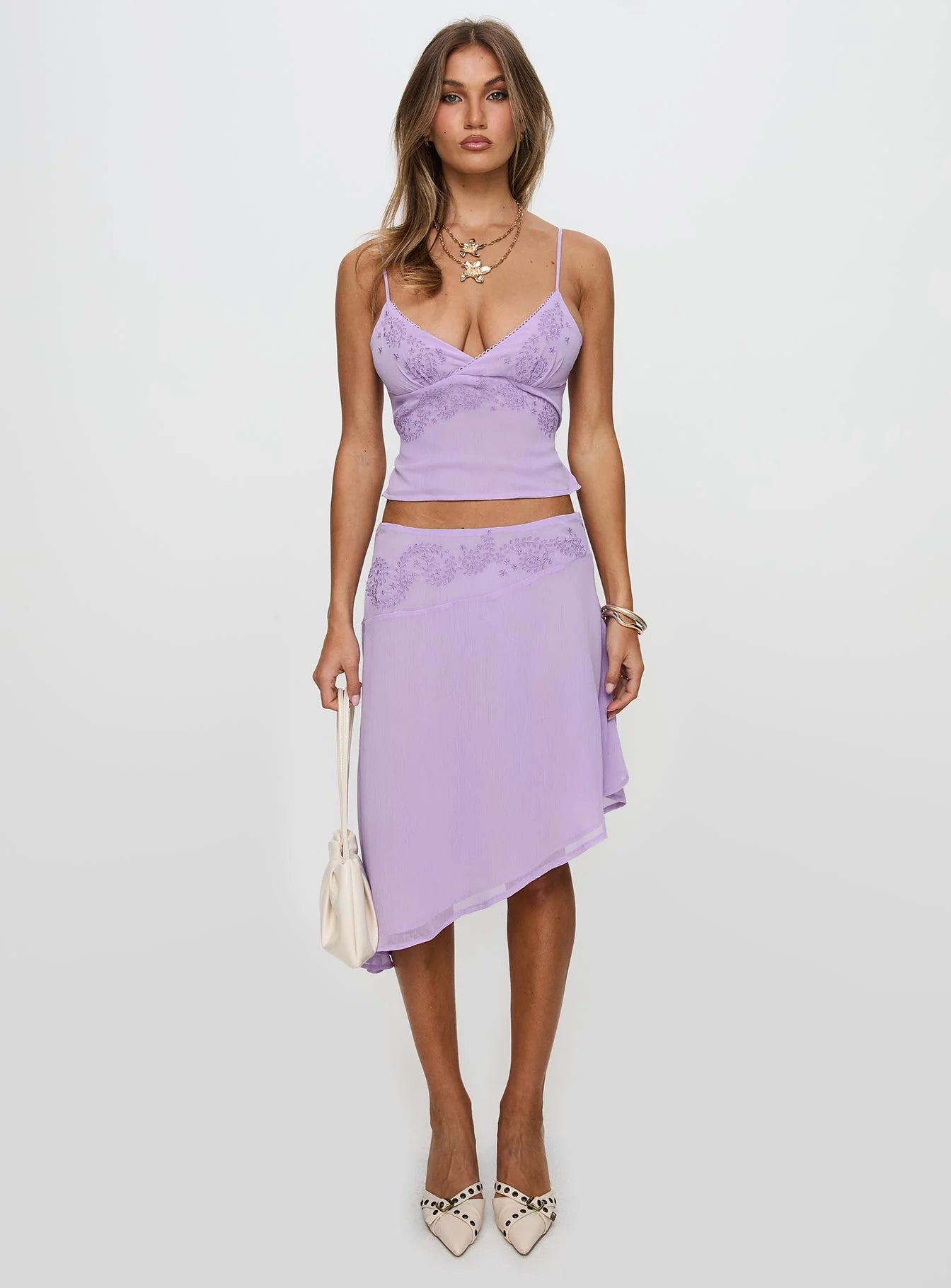Pappilion Top Lilac